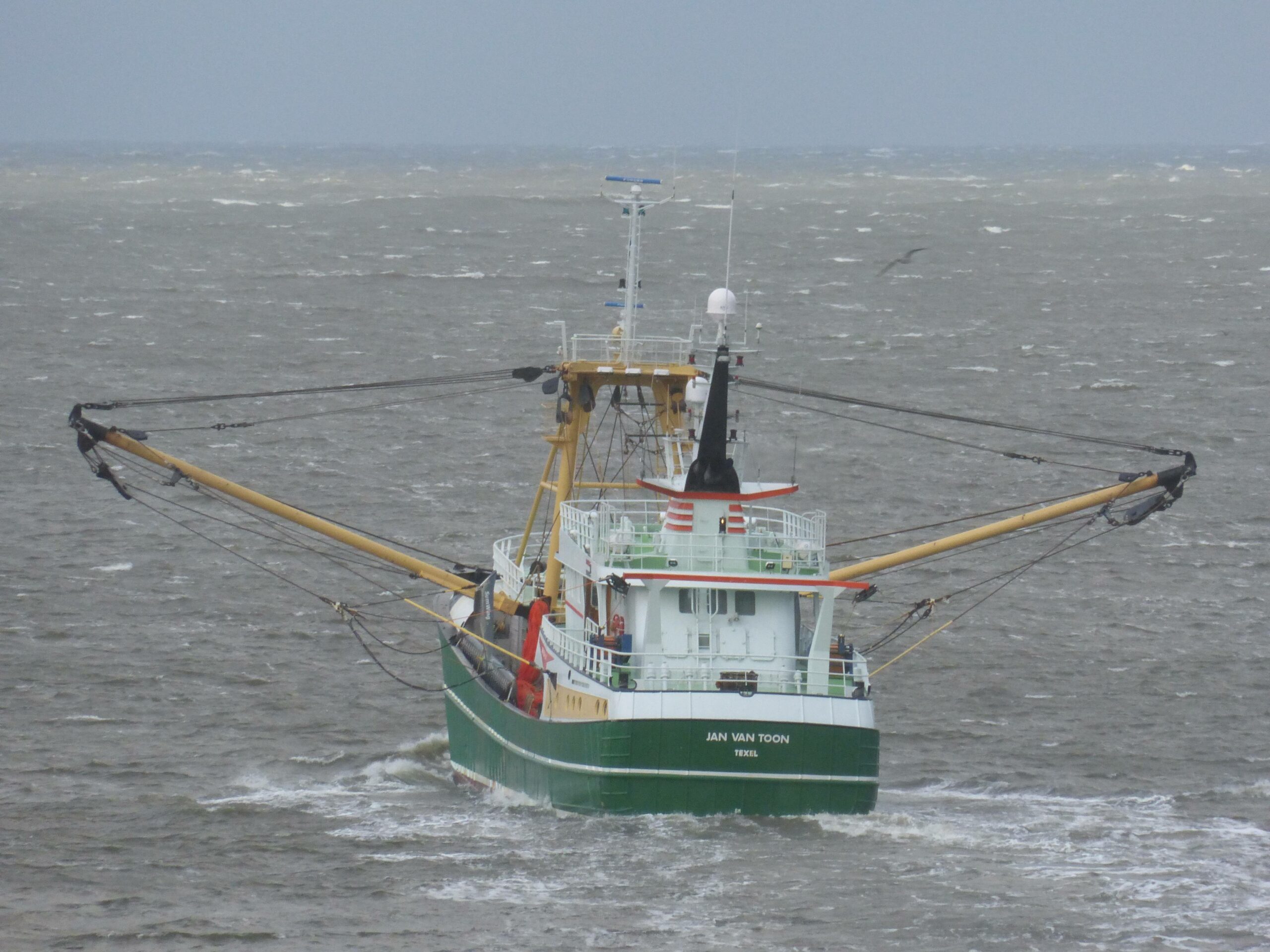 Jan van der Vis, op de brug bij tx-36