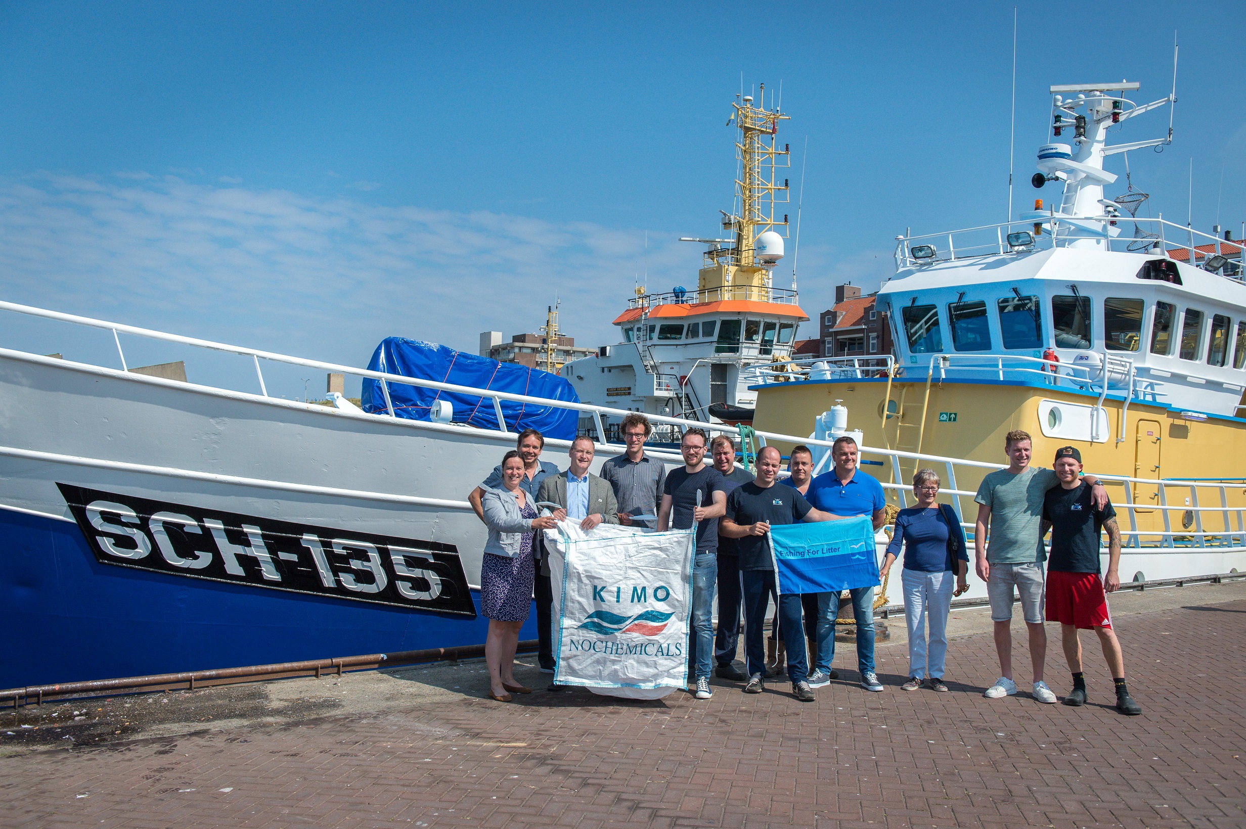 Jaczon neemt deel aan fishing for litter