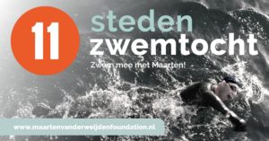 Visserijsector zwemt met Maarten van der Weijden voor kankerbestrijding