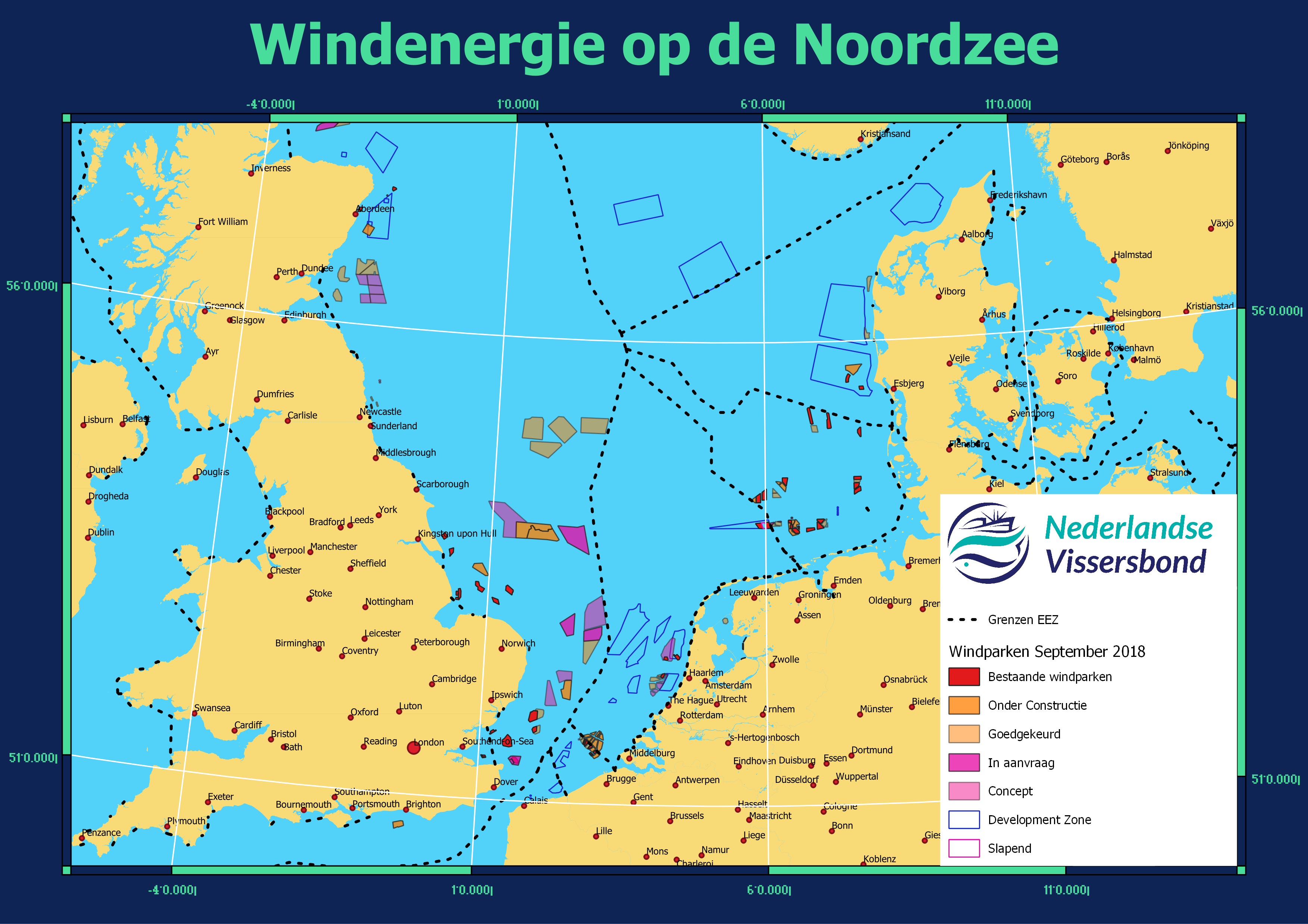 Windenergie op de Noordzee