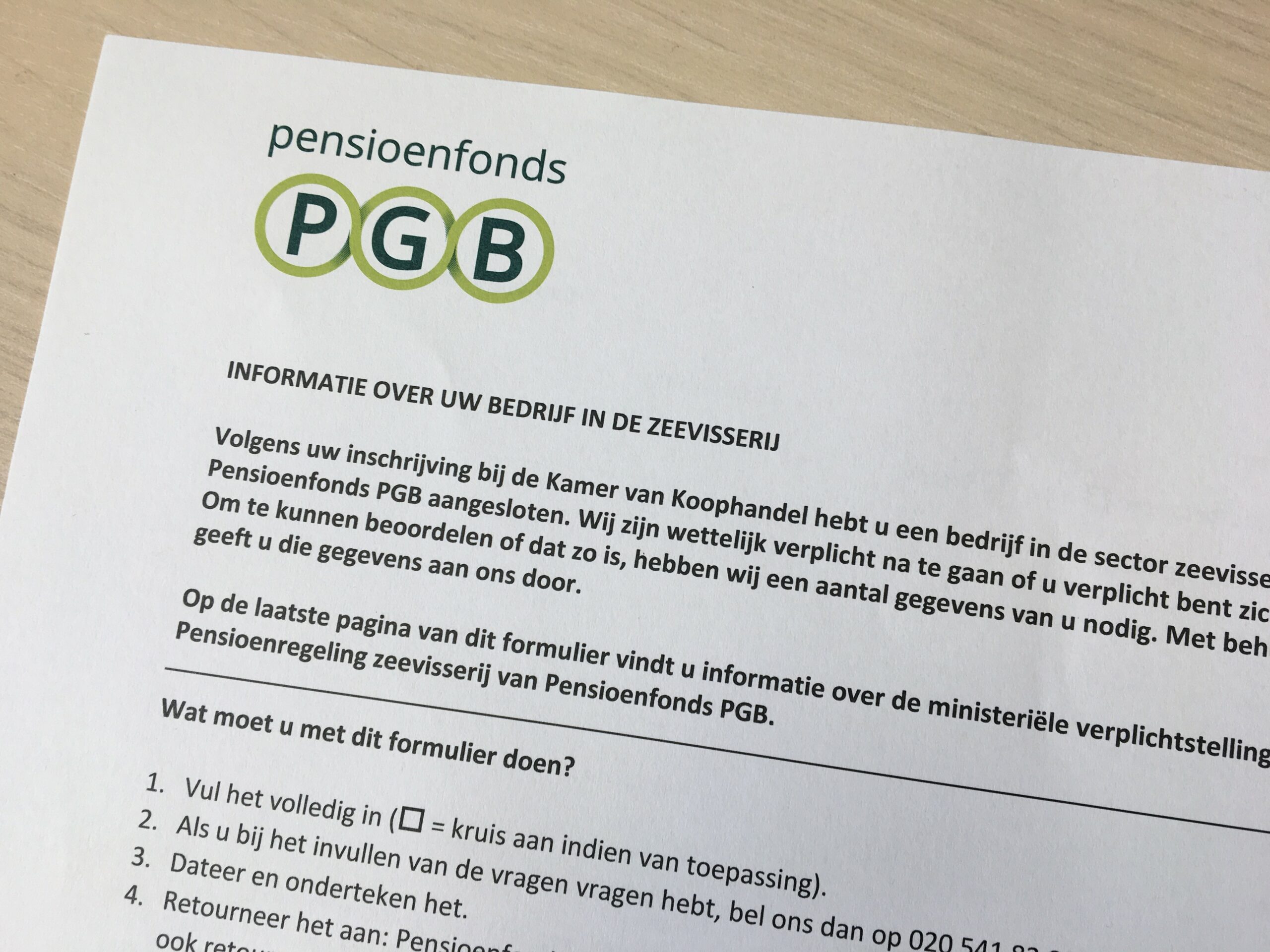 PGB Pensioenfonds visserij