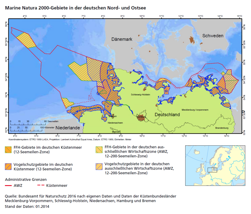 Ontwikkelingen Natura2000-gebieden Duitsland